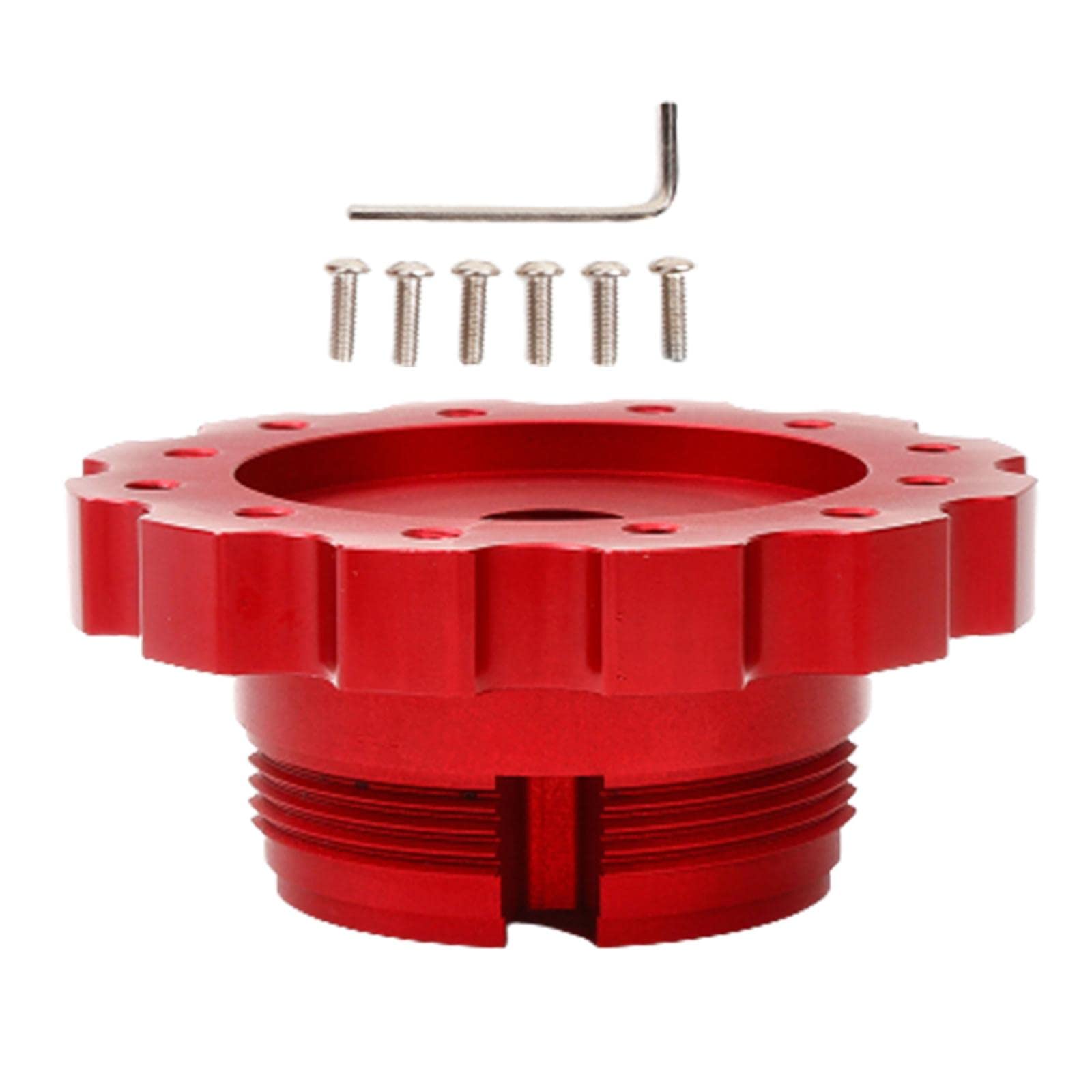 Steering Wheel Adapter Easy to Install Aluminium Alloy for Pxn V10 Game Red| Controllers & Attachments|Video Games & Consoles-image-22