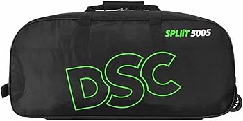 DSC Spliit 5005 Cricket Kit Bag with Heavy Duty Wheels - Large