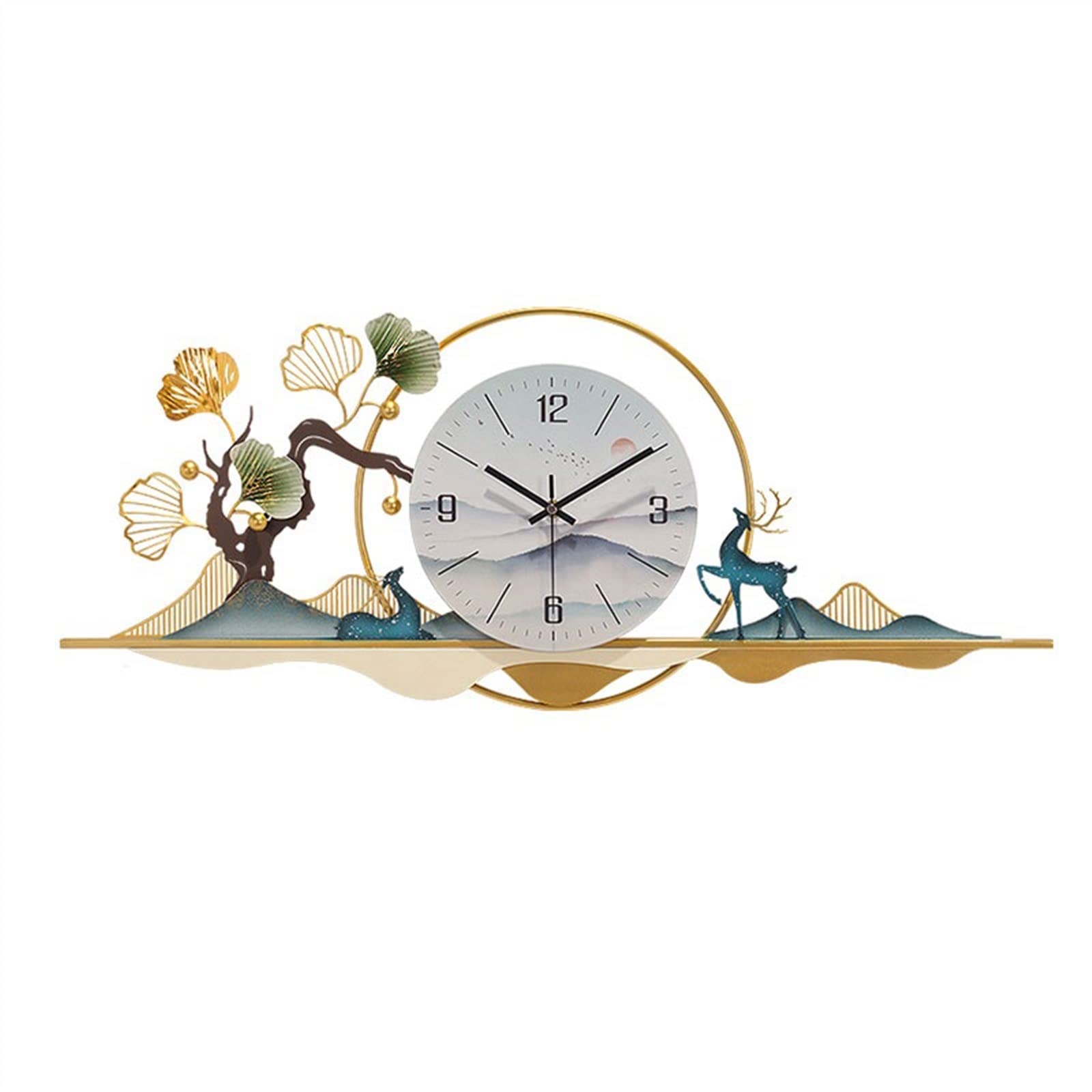 DFHS46JK Wall Decor Personalized Home Decoration Clock Living Room Dining Quiet and Fashionable Wall for living room decor