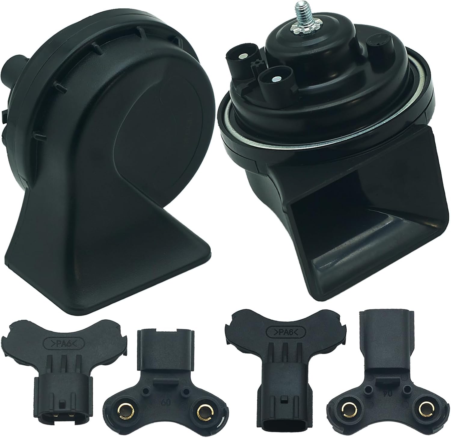 NEOGET Car Horn for Hyundai Kia, Multifunction Loud High Low 2 Tone Auto Horn, Waterproof 128dB (Replacement for Hyundai)