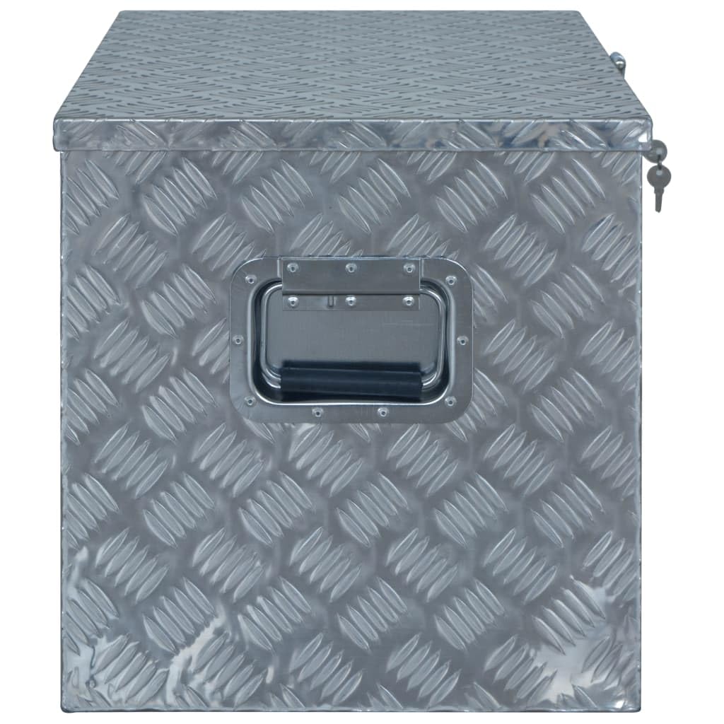 Genérico Caja de Aluminio 610x430x455 mm Plateada,Bricolaje,Accesorios de Bricolaje,Organización y Almacenamiento de Herramientas,Cajas de herramientas-144847