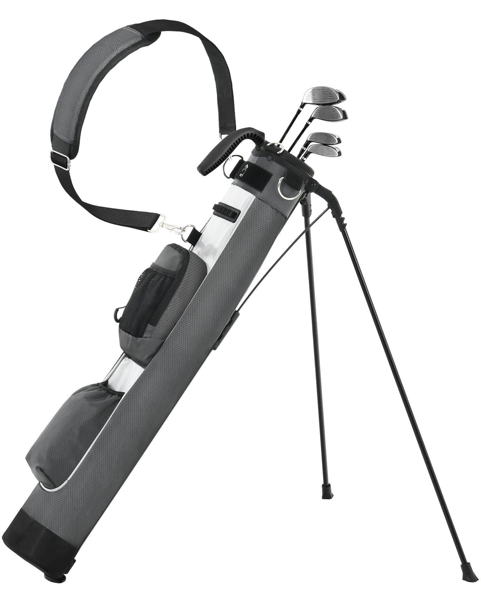 Sturdum Golf Lightweight Stand Bag, Portable Golf Carry Bag with Insulated Cooler Pocket, Easy to Carry and Ideal for Driving Range, Pitch n Putt, Par