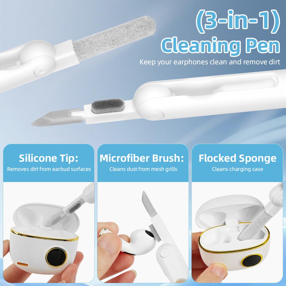 Kit di Pulizia, Pasta di Pulizias, Argilla Detergente, per Kit di Pulizia AirPod per Custodia di Ricarica AirPods, Cuffie, Telefono, Dispositivi Elettronici (Verde)
