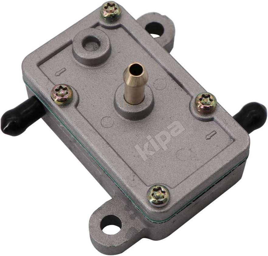 KIPA Single Outlet Fuel Pump For Mikuni Rectangle DF-44 DF44-211 Single carb snowmobile Replace Nachman 07-187-01 Personal watercraft 14 liters Per Hour Durable
