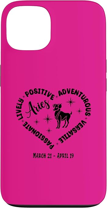 Aries Zodiac Sign Star Constellation Loves Astrology Case for iPhone 13
