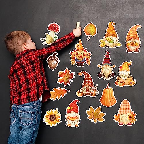 Imanes Decorativos Gnome de Otoño 16 Piezas miniatura 5