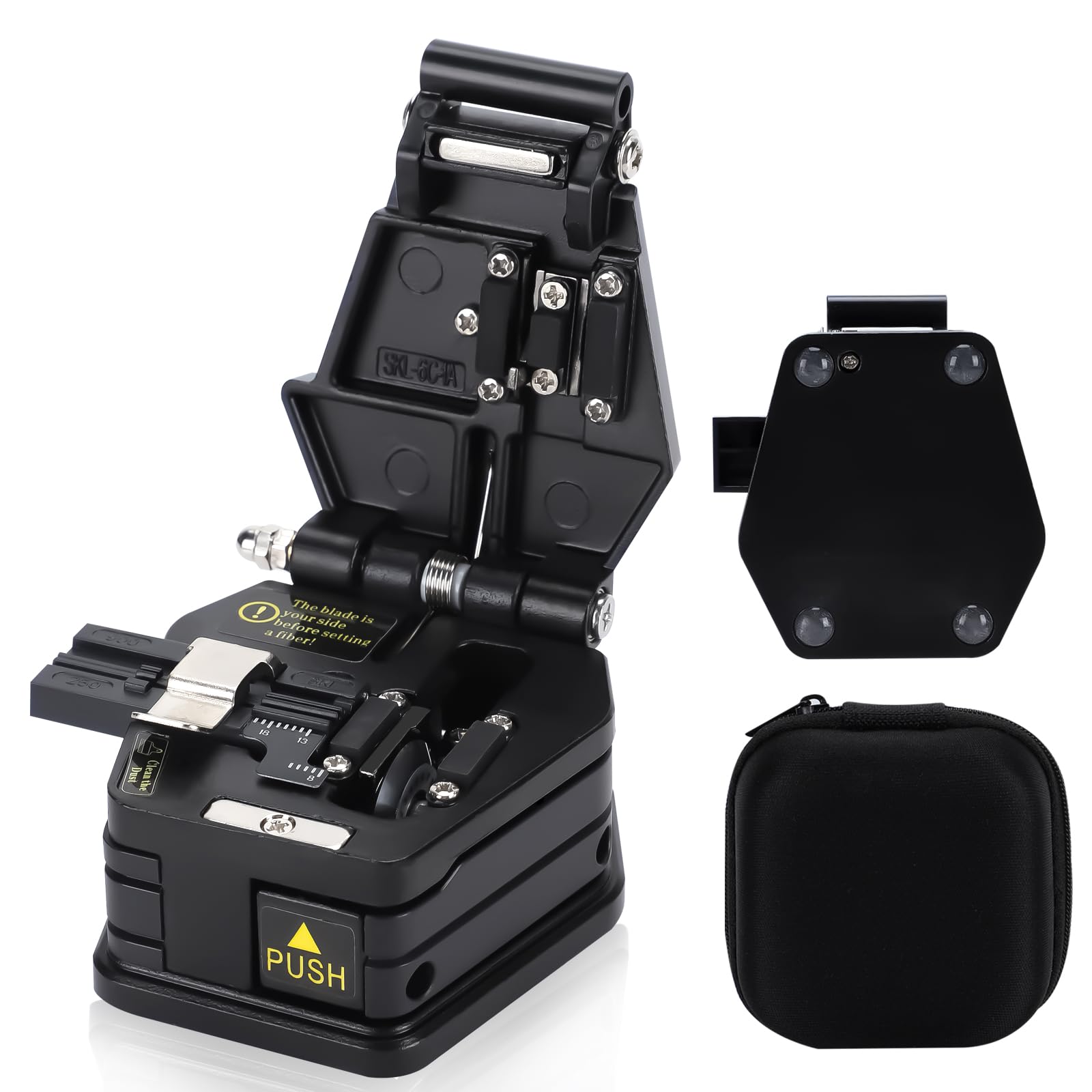 SKL-6C Couperet à fibre optique – Outil de coupe de câble de précision avec sac de transport pour une manipulation optimale de la fibre