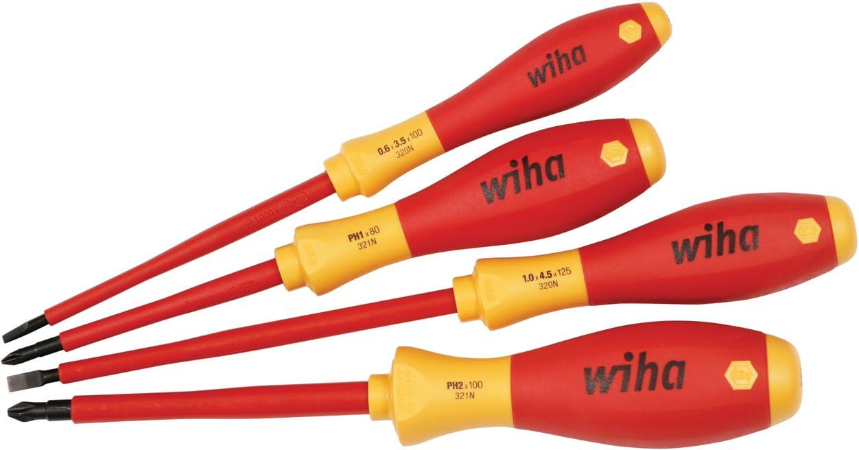 Wiha - Insulated Slotted & Phillips 4Pc Set - 32090
