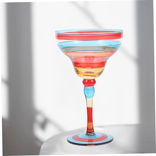 Miniatura 6 de Copas mexicanas Copas de Martini Copas de vino de cristal Copa de vino pintada a mano Copa de vino tinto Copa de vidrio mexicano Copa de Margarita