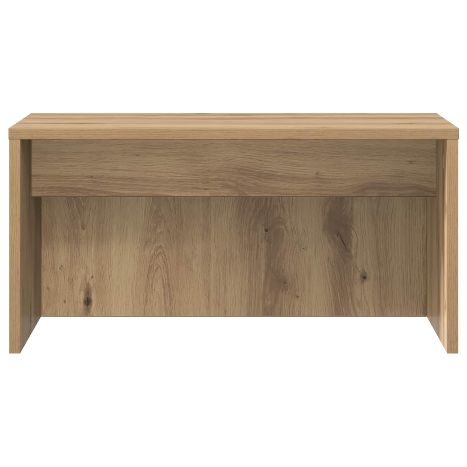 Wandtisch Artisan-Eiche Holzwerkstoff 60 x 45 x 30 cm platzsparender Schreibtisch für Homeoffice Arbeitszimmer mit Ablage und ergonomischem Design ideal für PC Laptop Schüler und Gaming