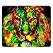 Produktbild thikin Wild Animal Print Artistic Computer Gaming Maus Pad 24 x 20 cm Zoll non-slippery Boden Mauspad mehrfarbig löwe