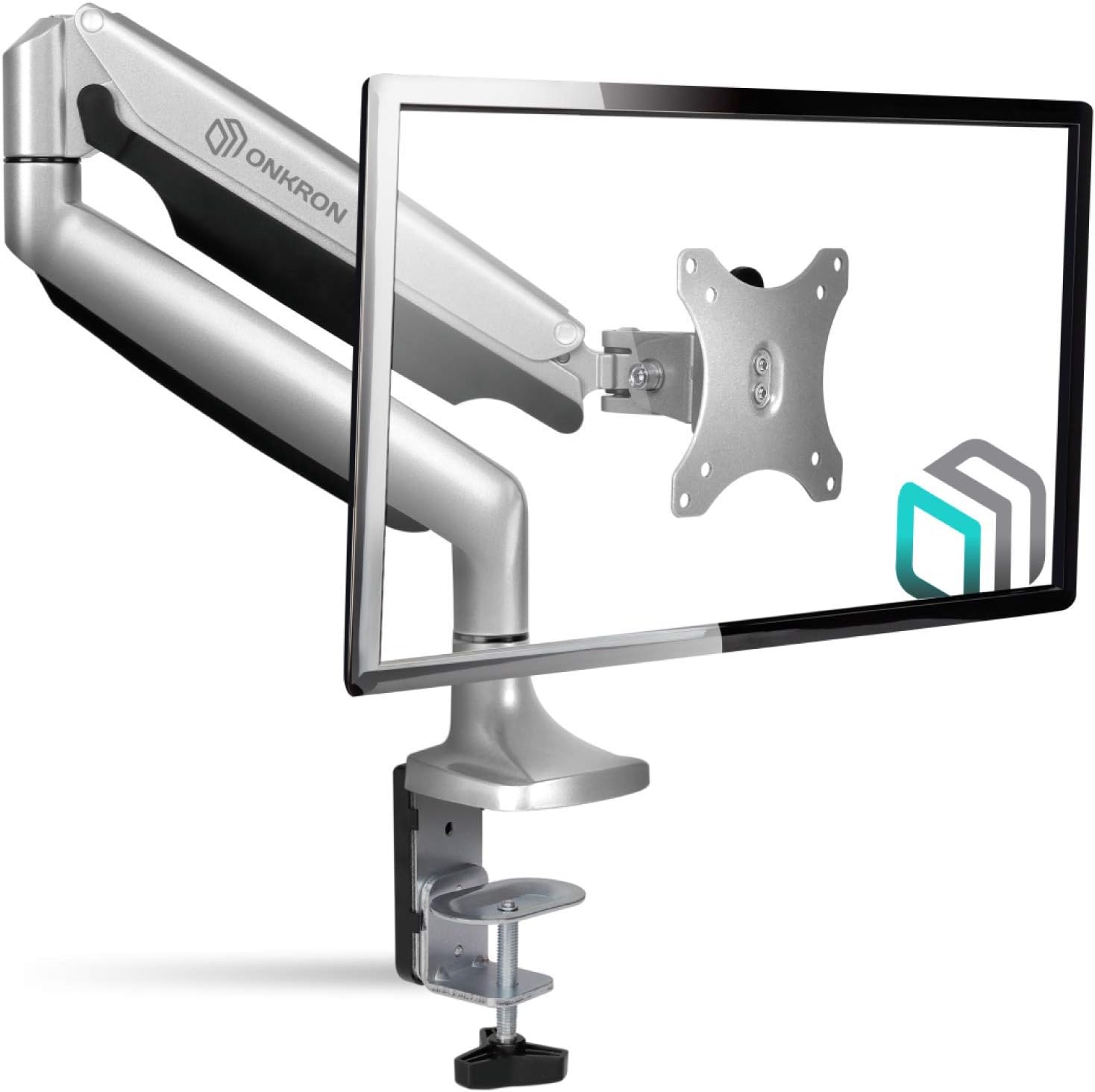 ONKRON Monitor Desk Mount For 13 To 32-Inch Screens up to 9 kg G100 Silver