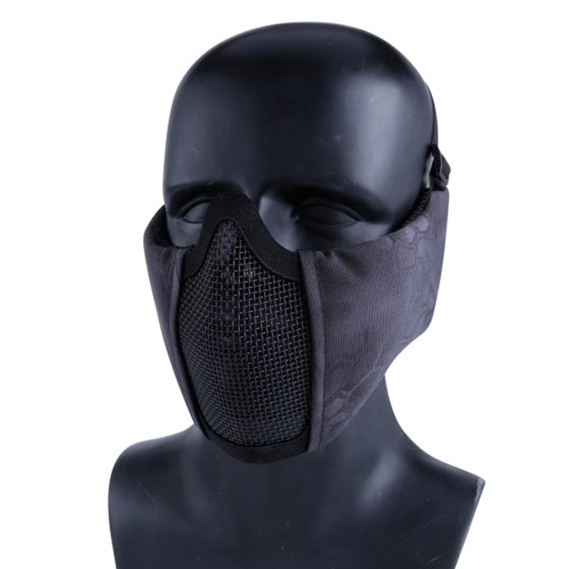 NUPROL - Mesh Lower Face Shield V5 (Black Cobra)