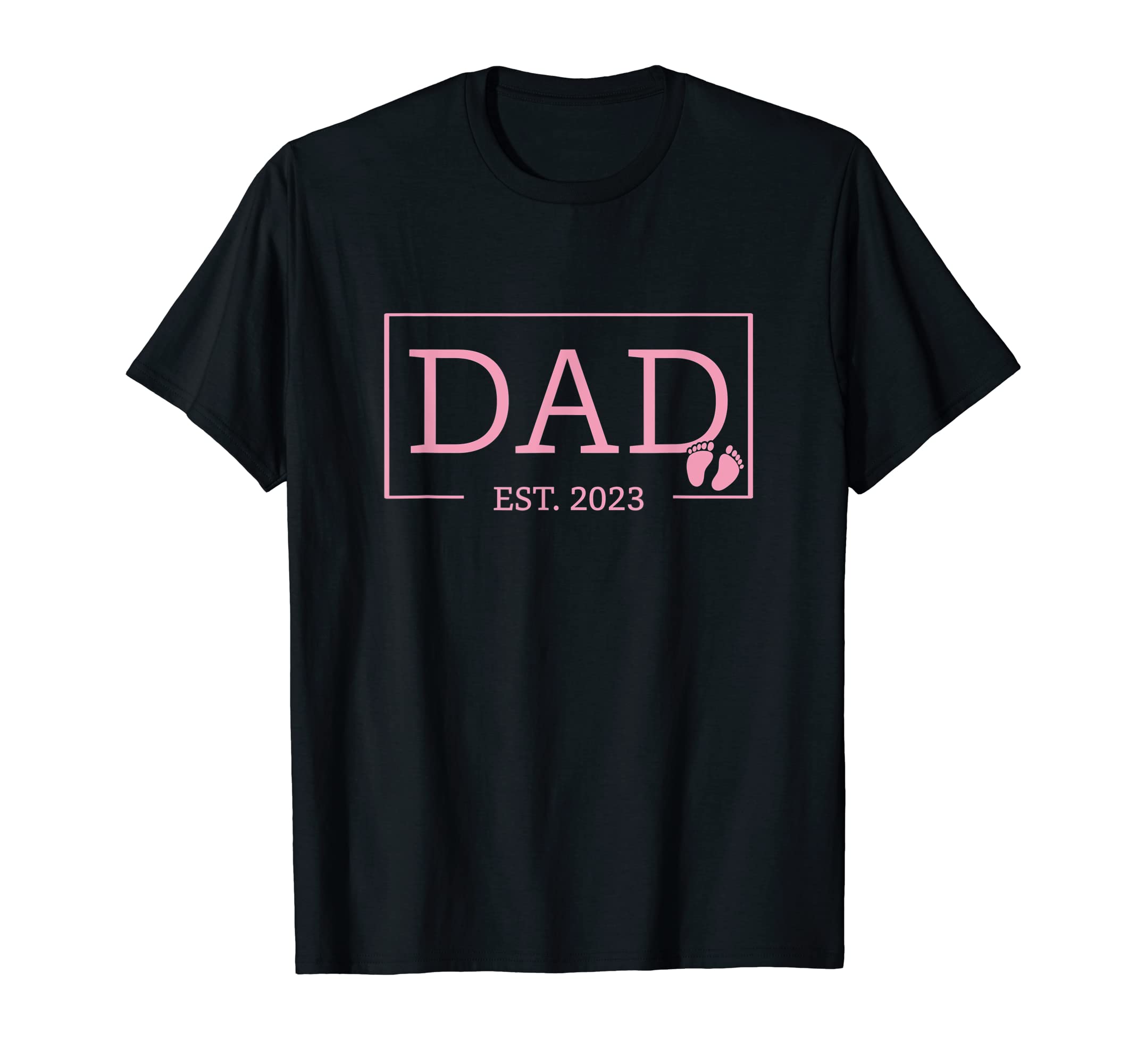 The Newborn Gifts CornerMens Dad Established Est 2023 Girl Newborn Gifts Daddy Father T-Shirt