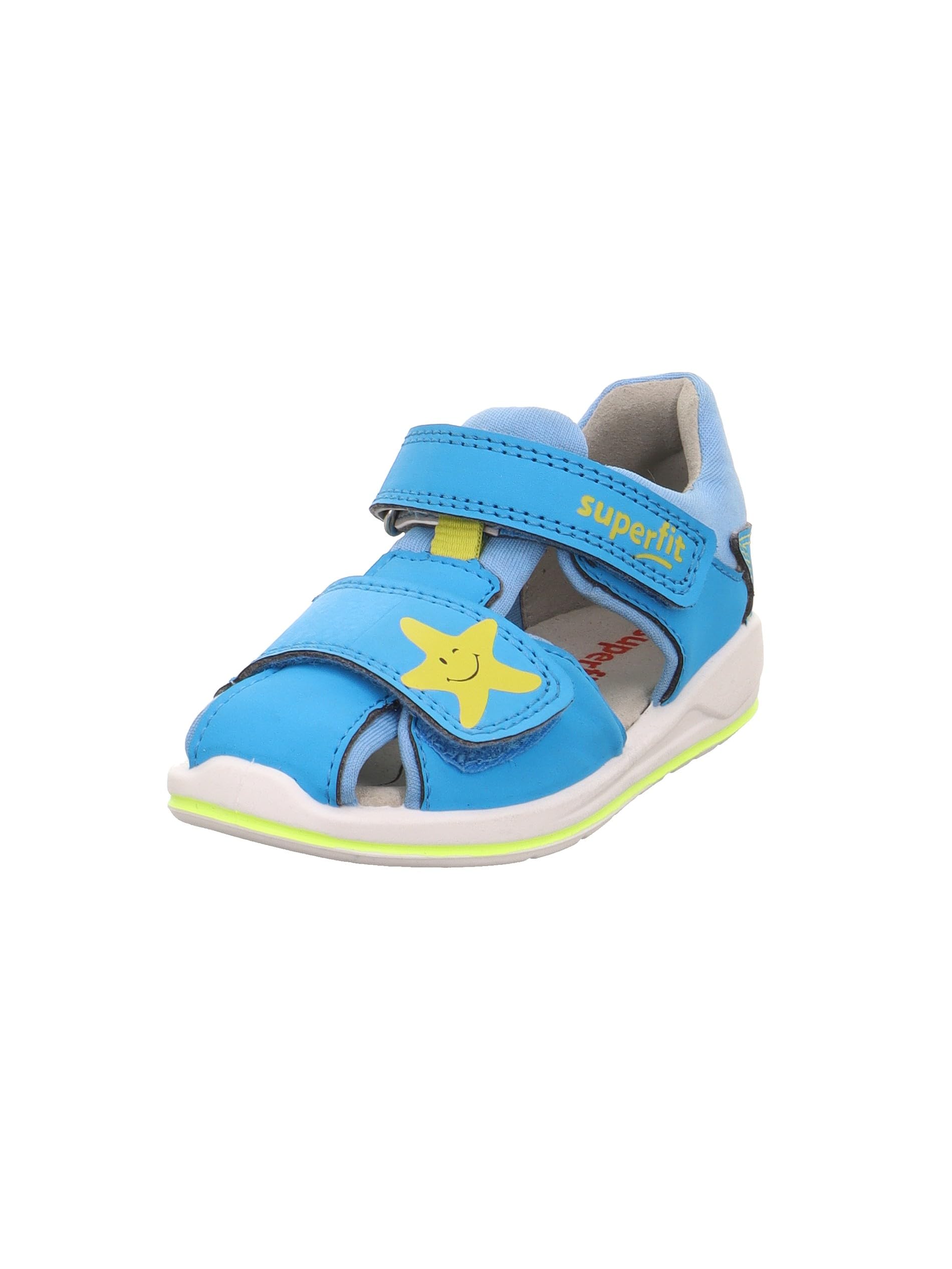 Superfit Boomerang Boomerang Sandals, Turquoise Yellow 8400, 4 UK Child
