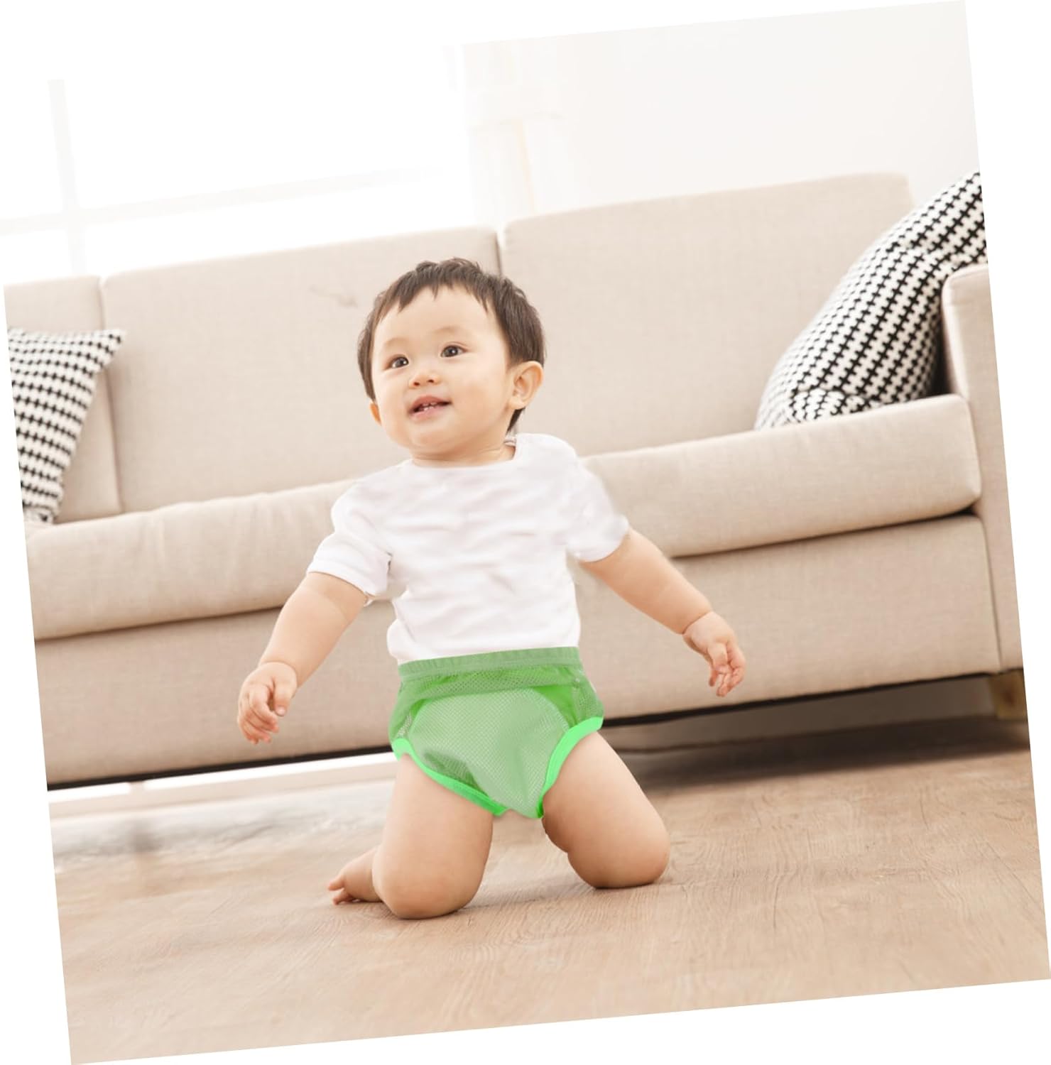 SHOWERORO 3pcs Boy Girl Potty Training Pants Boy Girl Pants in Cotton Potty Training Underwear