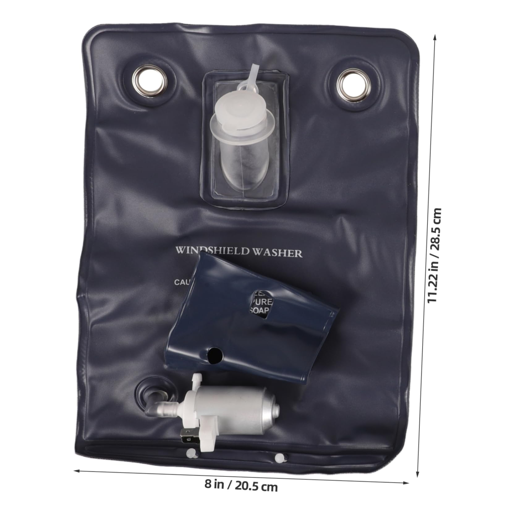 PRETYZOOM Kit di Sostituzione Pompa Lavavetri per Auto Tubo Flessibile in Metallo e Plastica, Affidabile e Portatile per Pulizia Parabrezza