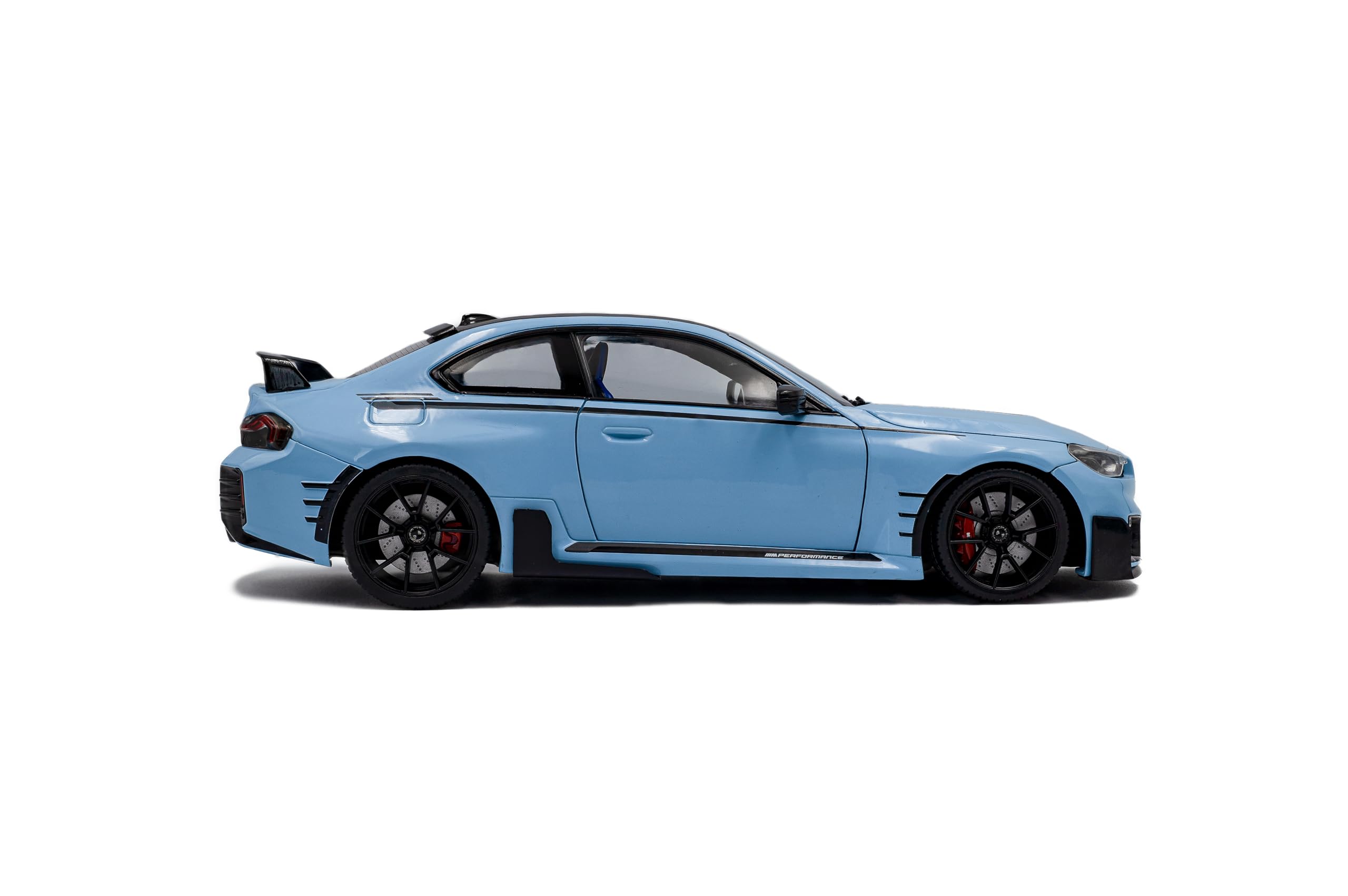 Solido BMW M2 (G87) Piezas de rendimiento Zandvoort Blue 2024 Modelo de coche fundido a presión - SKU S1812901 a escala 1:18