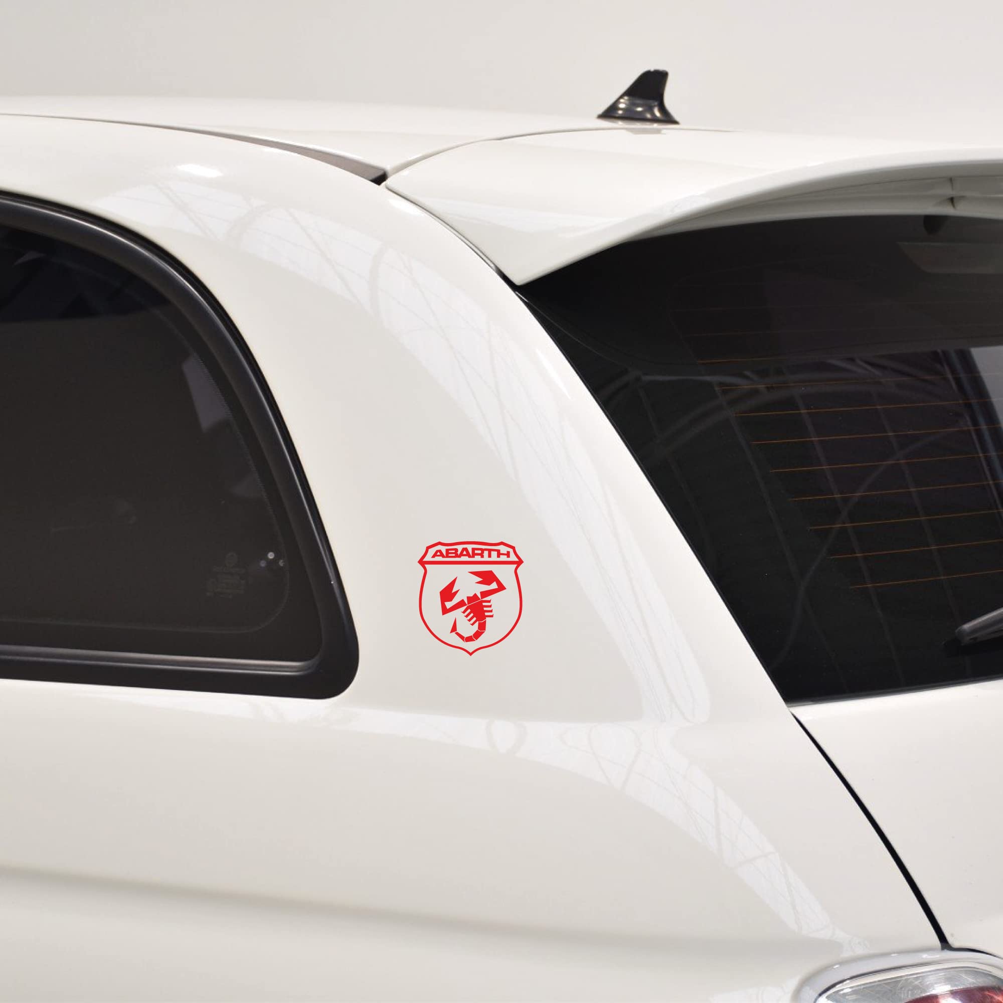 Autocollant Côté ABARTH Scorpion - Pour 500, 595, 695, Biplace, Tourism, Neuf, Fabriqué En Italie