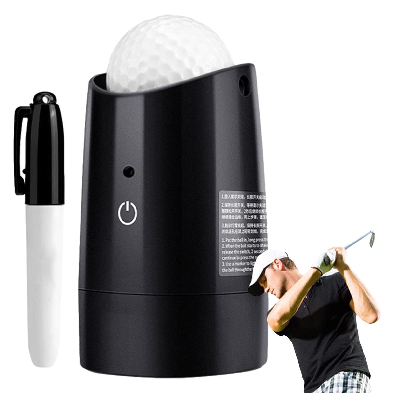 1/2 Golf Ball Maker – 10000 giri/min ad alta velocità palla da golf Spinner, elettronico palla da golf Spinner Balancer | Strumento automatico di allineamento delle palline da golf, marcatore per gli