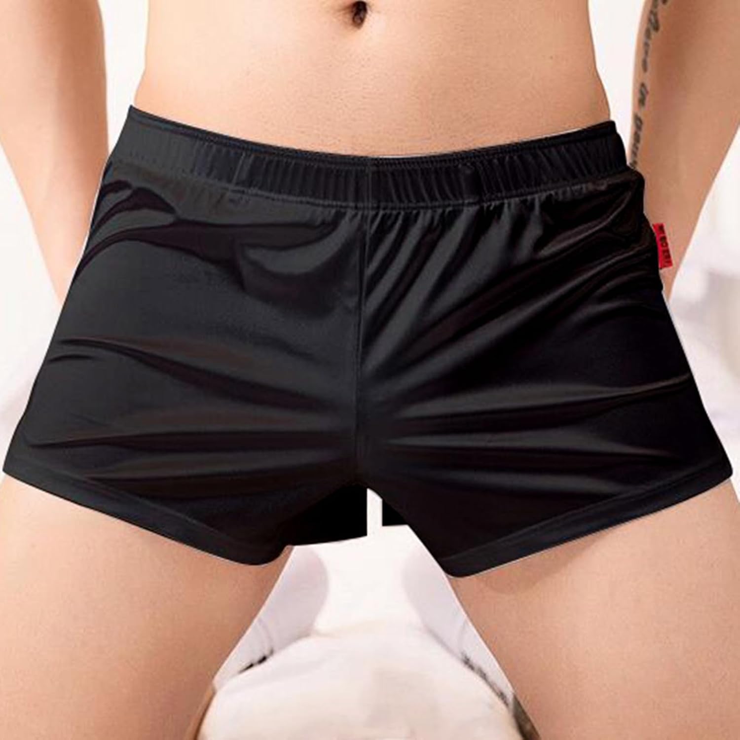 Mens Underwear Boxers Sexy Trendy Casual Black