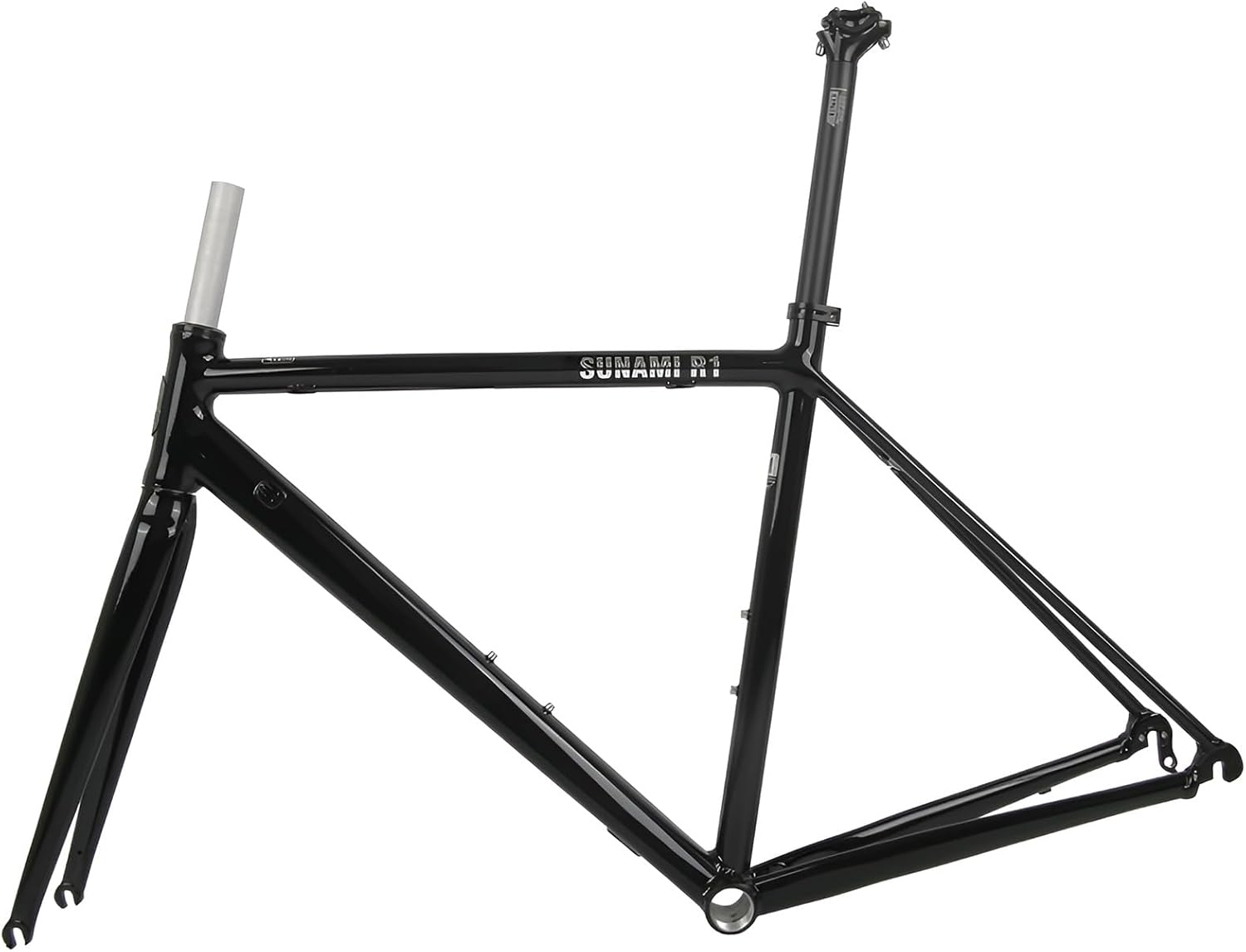 700C Road Bike Frameset C/Rim Brake Aluminum Alloy Frame 44/47/50/53/56cm QR Frames 100/130MM Semi-Internal Routin