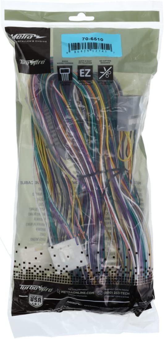 Metra Electronics 70-6510 Wiring Harness for Select 2002-2004 Dodge Ram with Infiniti System (706510)