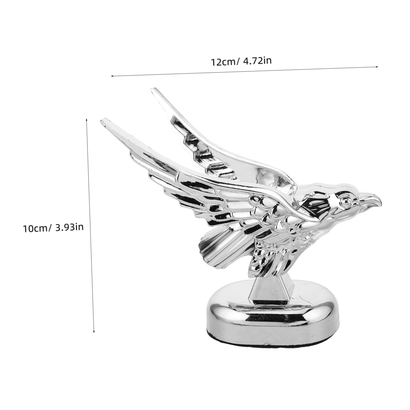 Anneome Hood Ornament Eagle Car Decoration for Trucks Cars Durable Plastic Hood Decor Hood Badge Eye Catching Vehicle Exterior Accessory