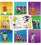 Halloween Coloring Books for Kids Bulk Halloween goodie bags fillers Fun Halloween Party Favors H...