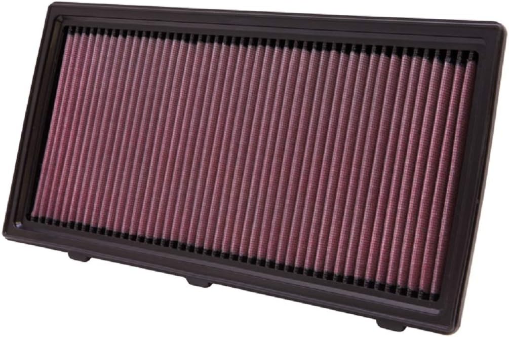 K&NEngine Air Filter: Increase Power & Towing, Washable, Premium, Replacement Air Filter: Compatible with 1997-2011 DODGE/RAM/MITSUBISHI (Dakota, Durango, Raider), 33-2175