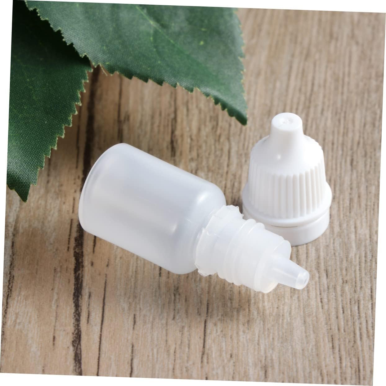 10sets 5ml Plastic Mini Dropper Bottles Squeezable Eye Liquid Bottles Childproof Cap Dispenser Essential Oil Storage 30pcs*10