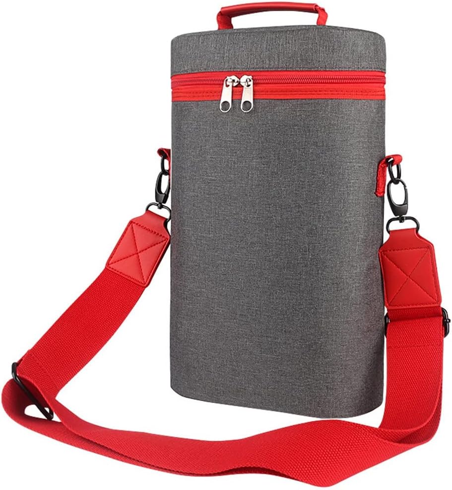 JSEIAJB Portable Thickened Aluminum Film Oxford Cloth Insulation Red Wine Bag Champagne Wine Ice Bag Picnic Bag