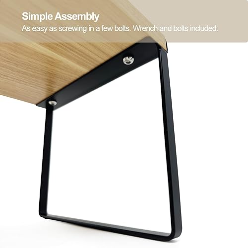 Miniatura 4 de Mitus Organizador y almacenamiento de estantes, estante de madera escalonada para encimera de cocina, encimera de baño, armario de despensa,