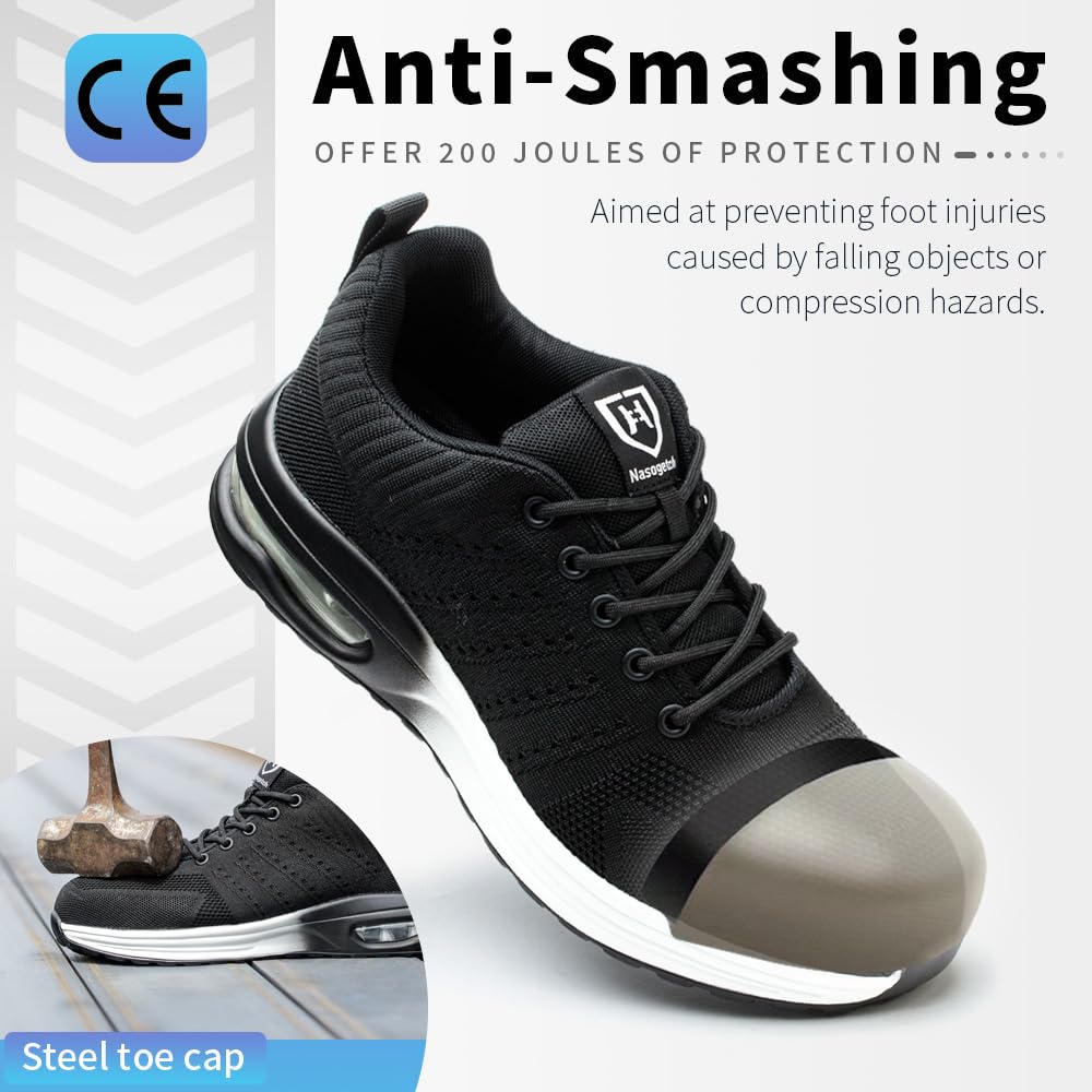 Scarpe Antinfortunistiche Uomo Donna Scarpe da Lavoroleggere Alte Comode Scarpe Sicurezza