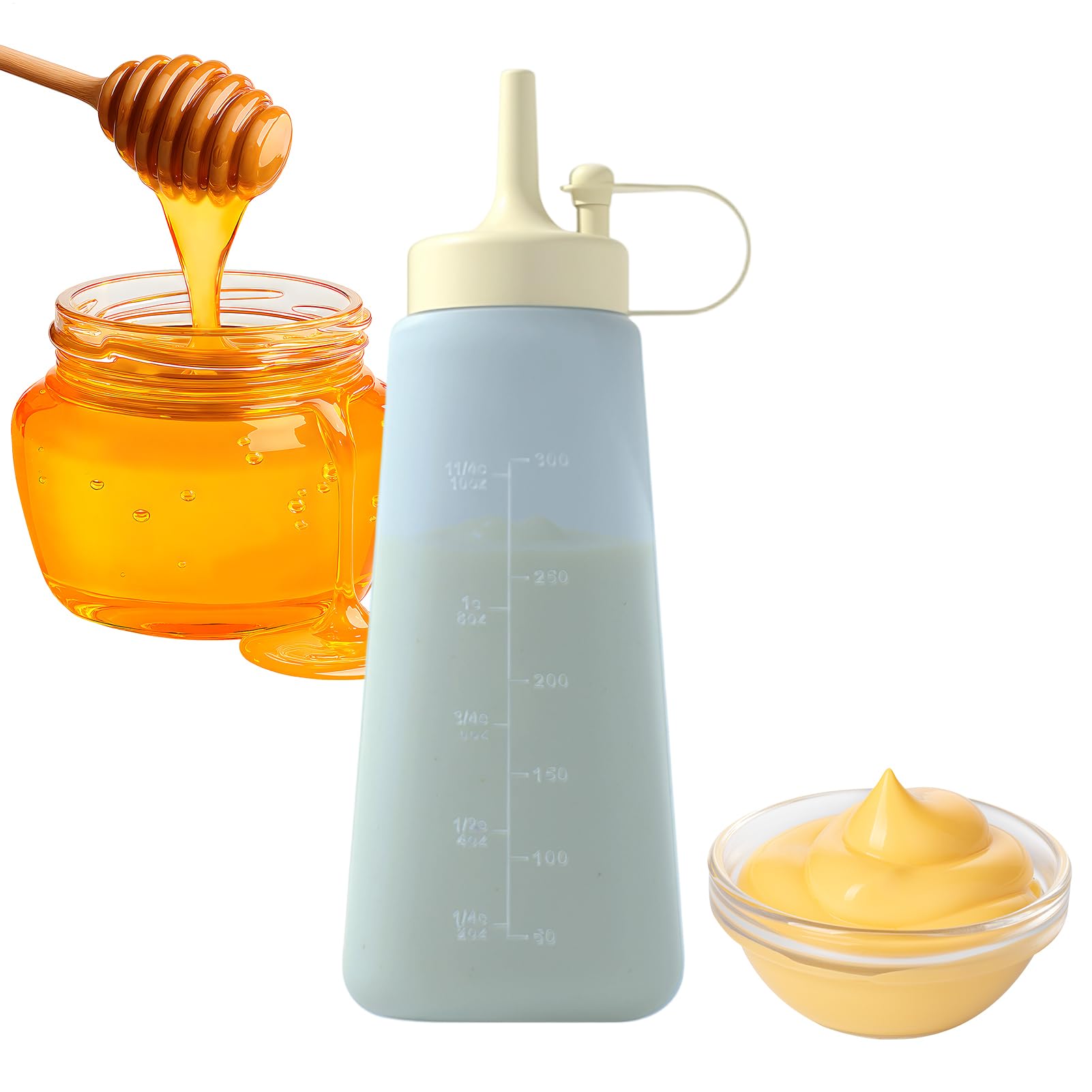 Dispensador de salsas portátil ideal para barbacoas, picnics y camping