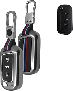 Metal Key Cover Compatible with Mahindra Scorpio | Scorpio N | 3XO | XUV 300 | Marazzo | XUV 700 | XUV 400 EV | Bolero | Thar | Thar Roxx 3 Button Flip Key-picture-26