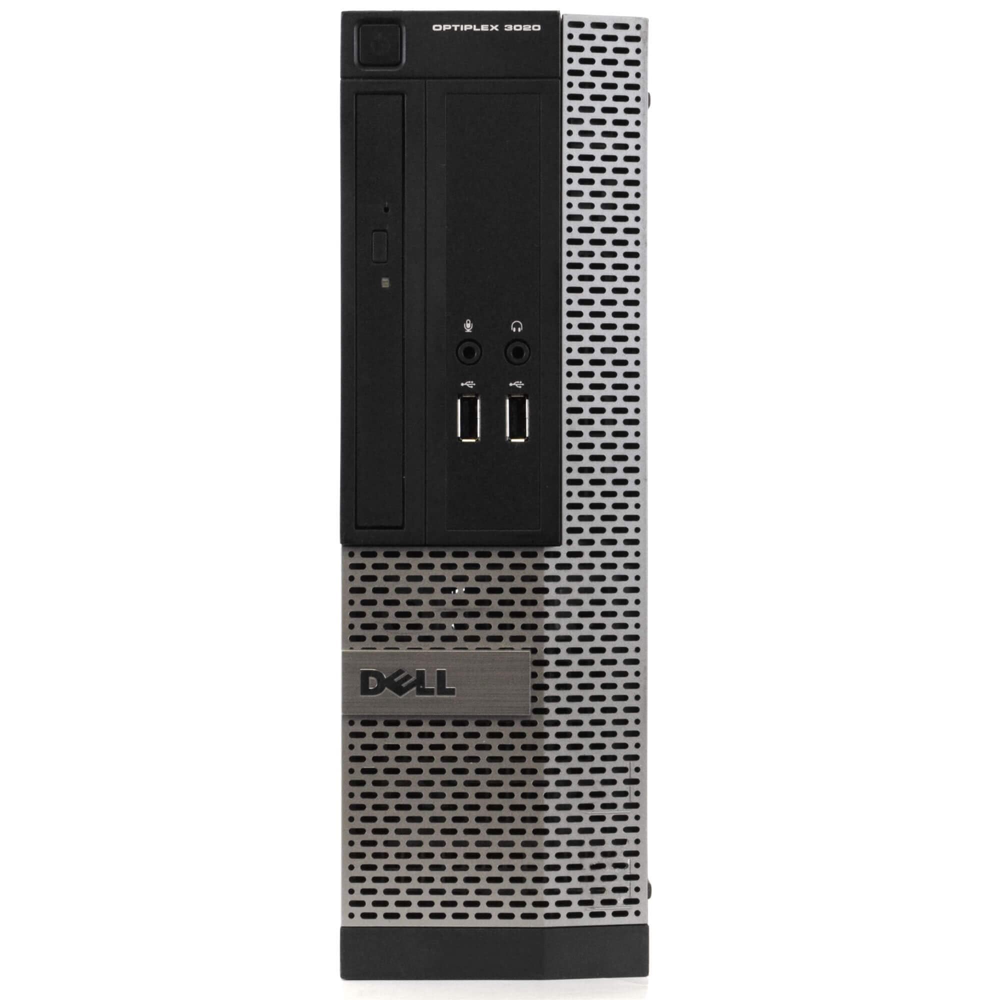 Dell Optiplex 3020 SFF - Ordenador de sobremesa (Intel Core i3-4160, 8 GB de RAM, 256 GB SSD, WiFi, Bluetooth, teclado QWERTY de EE.UU., Windows 11 Pro (reacondicionado)