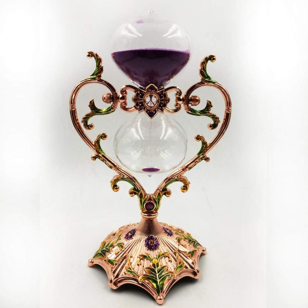 Sanduhr 30 Minuten Timer Hourglass Sand Timer Kreatives Geschenk Kinder Violet Doré