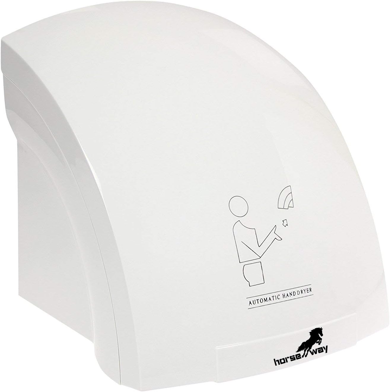 HORSEWAY ABS Luxurious Hand Dryer, 24 x 23 x 24 cm, White
