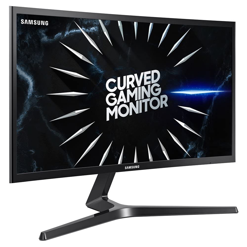 Samsung C24RG50FQU, Ecran PC Gaming incurvé, Dalle VA 24 ", Résolution Full HD (1920 x 1080), 144 Hz, 4ms, AMD Freesync, Noir