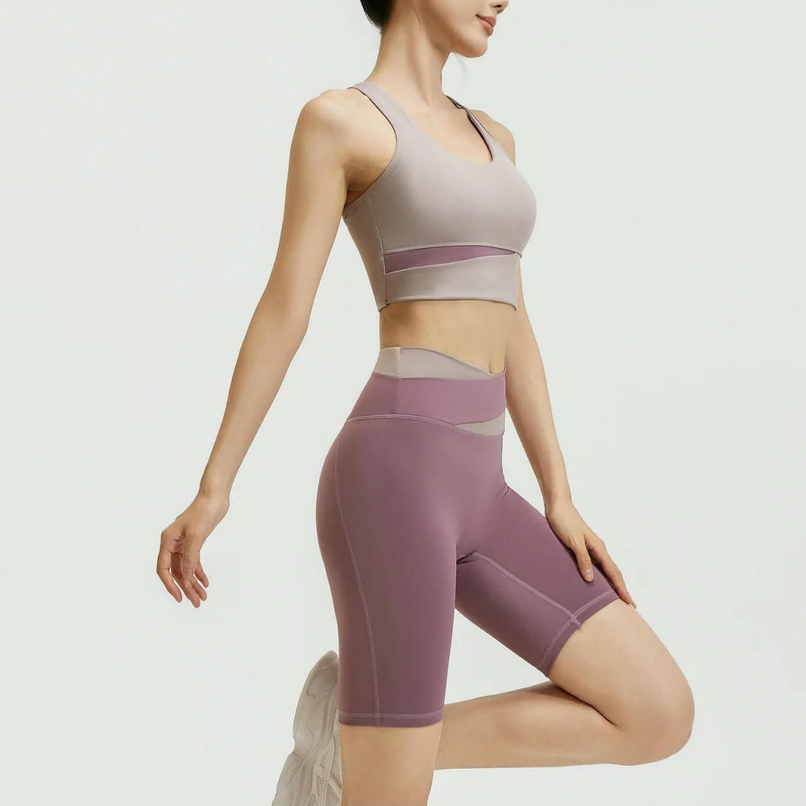 Conjunto de traje de yoga para mujer, estilo casual, para correr, entrenamiento, gimnasio, ropa deportiva