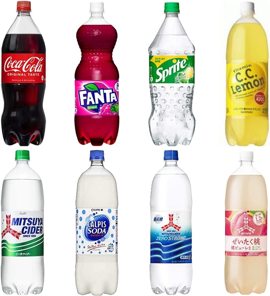 Amazon | 炭酸飲料 1.5L 詰め合わせ 8種8本 | ノーブランド品 | 炭酸飲料 通販