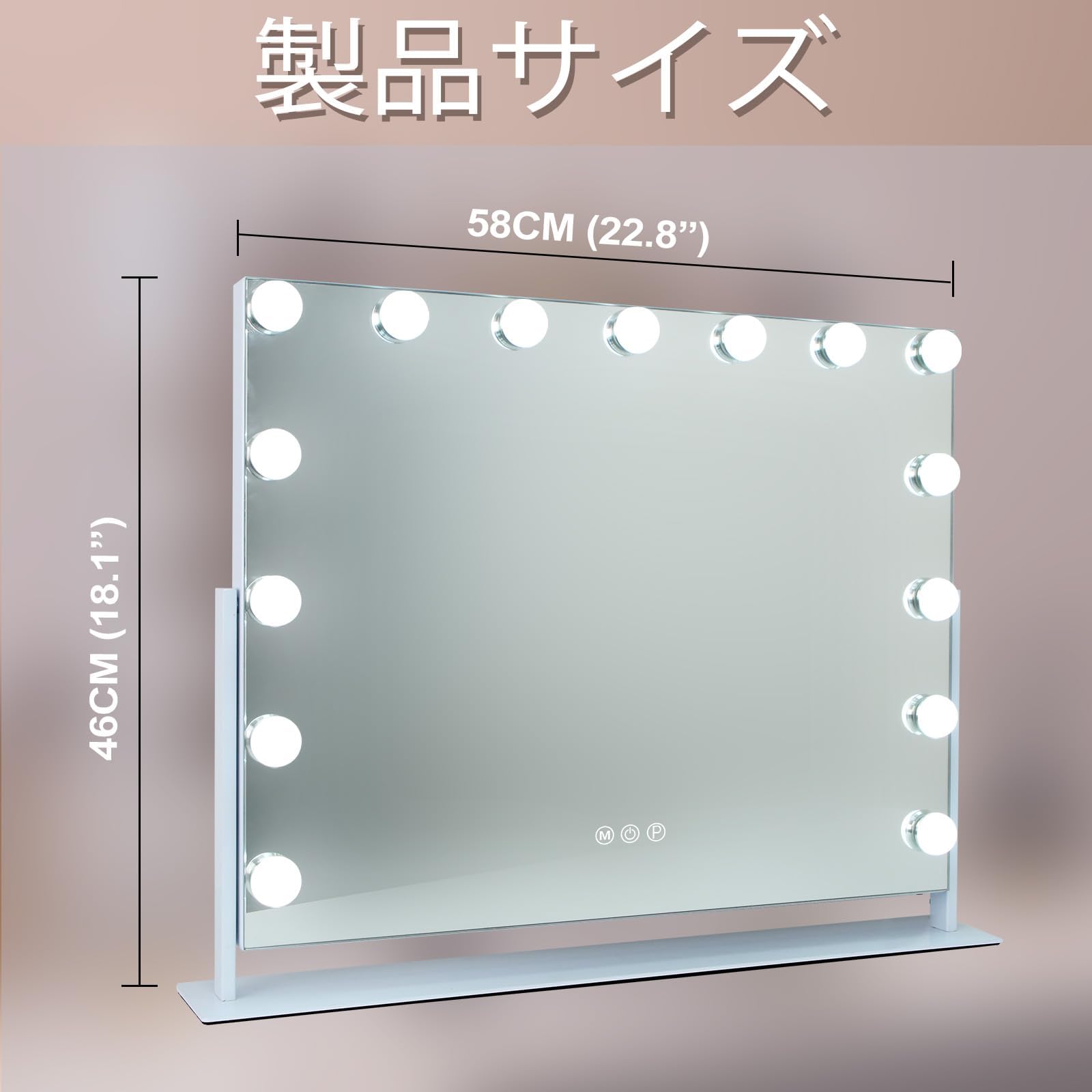 極美品⭐FENCHILIN LEDドレッサー 女優ミラー ハリウッドミラー Amazon.co.jp: FENCHILIN 女優ミラー ハリウッドミラー 15ライト付き