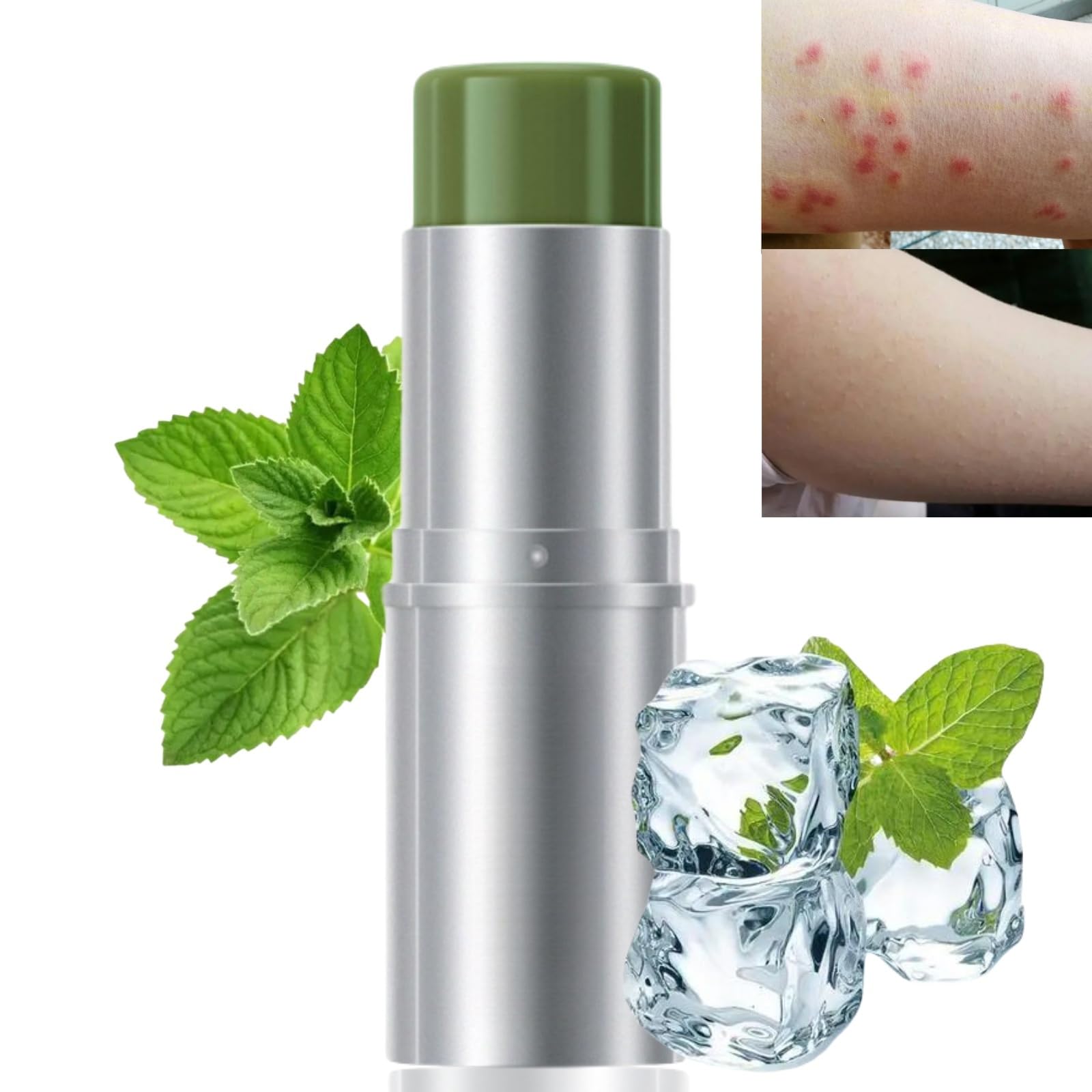 Azonee Mosquito Bite Itch Relief, Anti Itch Stick for Bites, Insect Bite Relief Pen, Anti Bite Cream, Natural Bug Bite Stick Pen Relief from Itching and Swelling for Easy to Carry Travel Stick