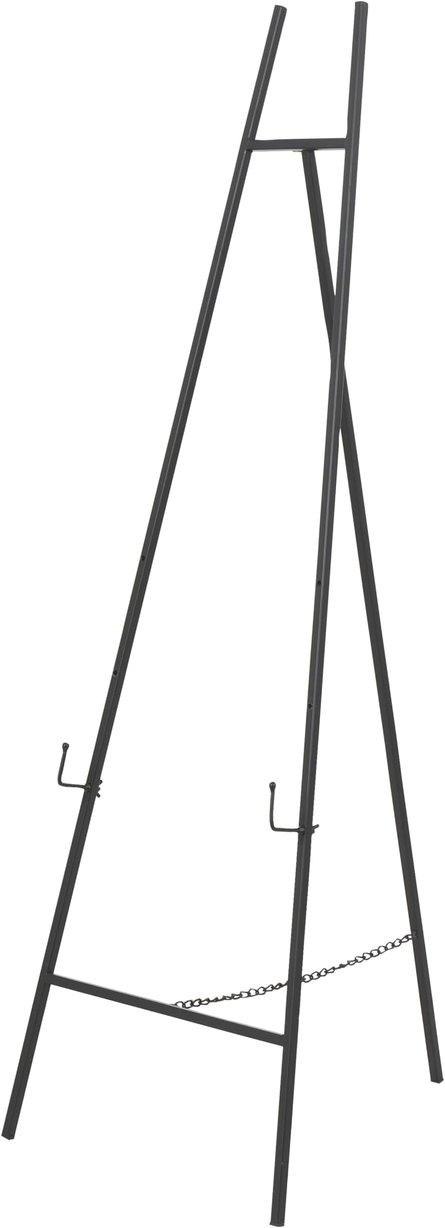 Deco 79 Metal Display Easel Tall Adjustable Floor 3 Tier Floor Standing Easel, Display Stand 20" x 18" x 56", Black