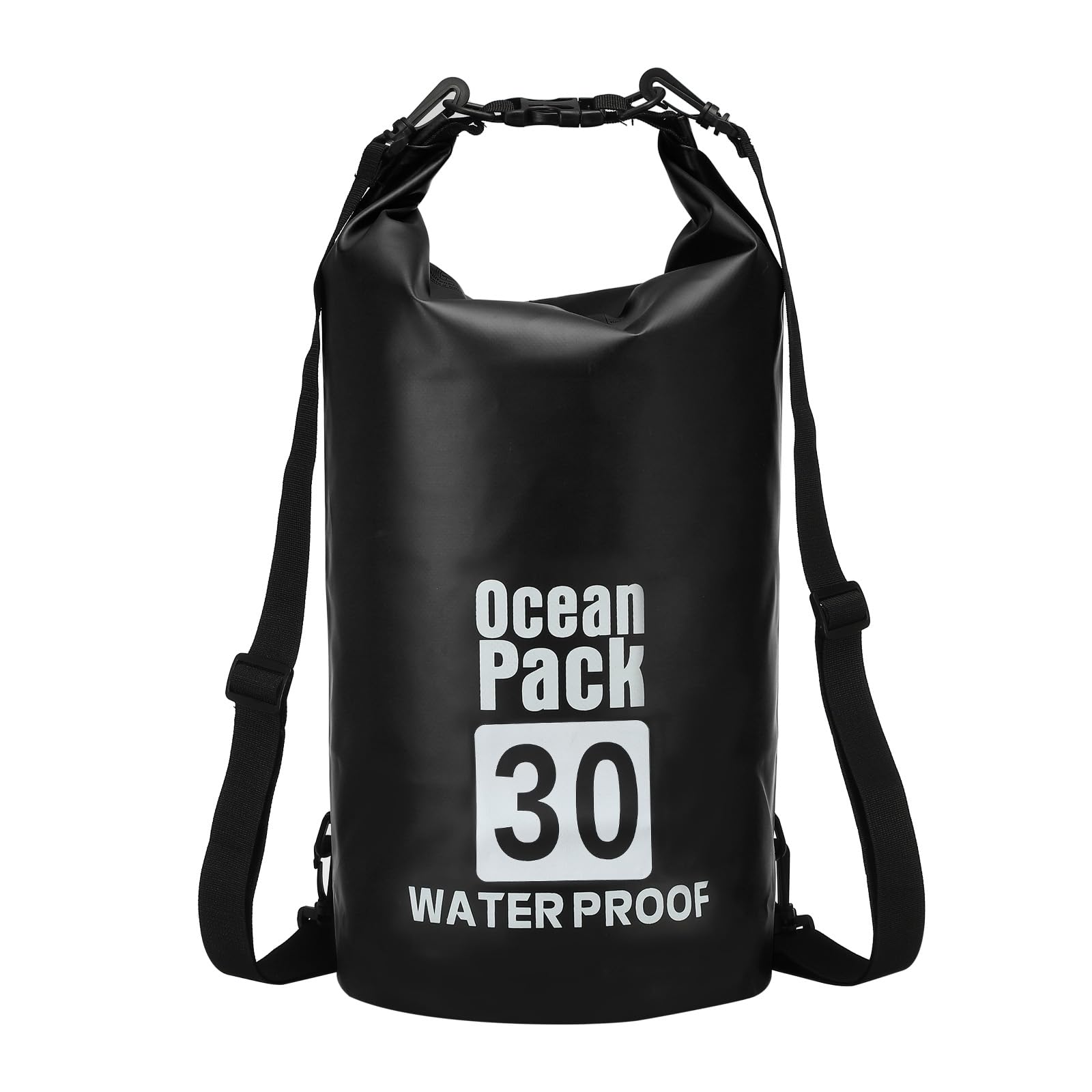 Wasserdichter Trockentasche, 30 l, passend für Damen und Herren, wasserdichte Taschen, leicht, trockene Aufbewahrung, schwimmender Rucksack mit Pfeife für Reisen, Rucksackreisen, Bootfahren