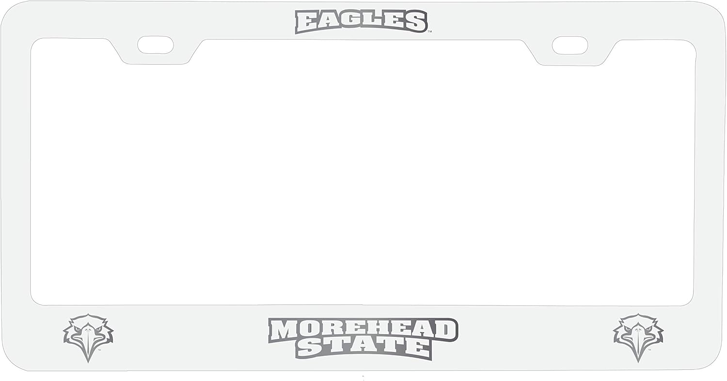 Morehead State University Laser Engraved Metal License Plate Frame Black Officially Licensed Collegiate Product