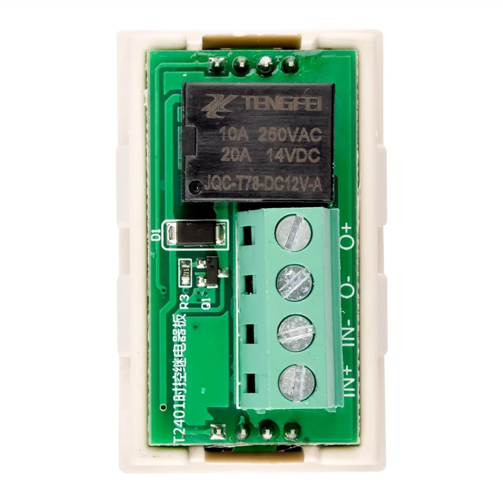 T2401-O/N DC 12V módulo de relé de tiempo de pantalla Dual relé de retardo de tiempo LED relé temporizador Digital interruptor de Control de ciclo de retardo fuente de alimentación(A)