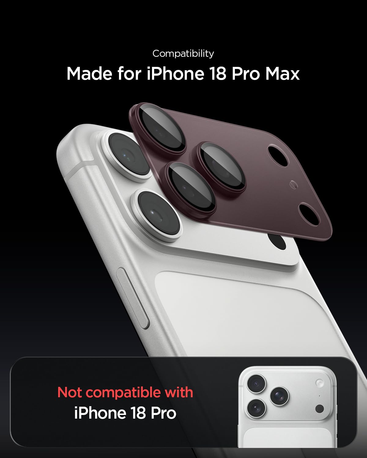 Spigen Pacchetto pellicole privacy e l'fotocamera iPhone 18 Pro Max
