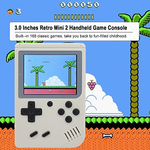 Honorall Retro Handheld Game Console Emulador Embutido 168 Jogos de Vídeo Game Player Handheld para